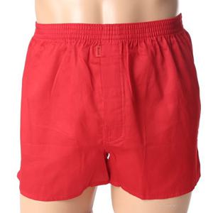 [비비안(언더웨어)]행운을부르는심플레드순면남성트렁크TP9818