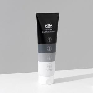 MBA 탈모완화 새치개선 모발아 더마 스칼프 블랙턴 헤어팩 270ml