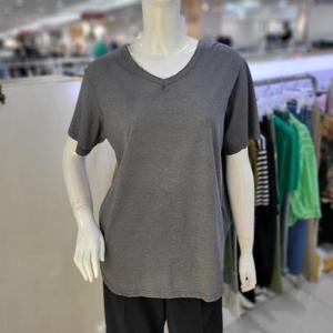 더스토아 DP01 워싱 피그 브이넥 티셔츠 T24tha415t059