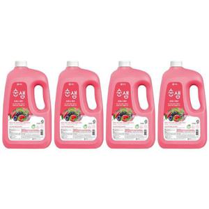 [애경] 순샘 주방세제 베리 3L x 4개 대용량 퐁퐁