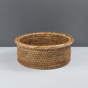 GC 미얀마 라탄 원형 하프 바스켓GC509