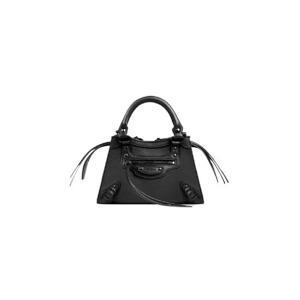 발렌시아가 스무스 카프스킨 네오 클래식 미니 핸드백 블랙 63852411R571000