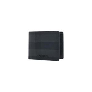 버버리 체크 슬림 반지갑 차콜 8070206