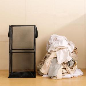 대용량 다용도 메쉬 바구니 보관함 접이식 빨래바구니