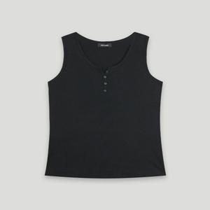 [코데즈컴바인] 단추 오버 골지 나시 (CKB-TS008W7)