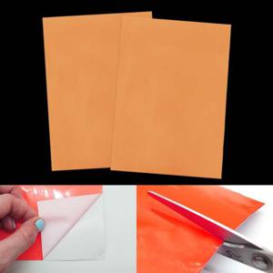 야광 종이 스티커 A4 살구색 A4야광종이 야광지 야광시트지 야광스티커 형광시트지A4