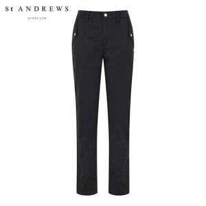 [세인트앤드류스] 여성 별 심볼 엠보싱 로고 기모 밴딩 팬츠 821E3PNA81_BK