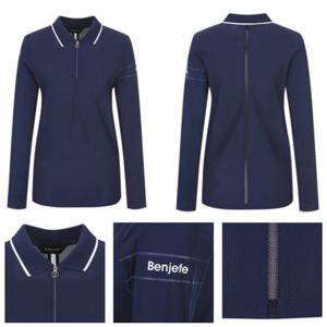 [벤제프][벤제프골프] 여성 몸판엠보 반집업카라티 BR2MWTS806DB