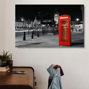 [유홍아트]레드 시티 와이드 풍경 사진 그림 액자 80호(145x91cm