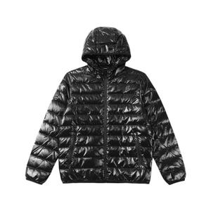 아텐 Aten D 로고 패치 경량 패딩자켓 블랙 VDDJ11945K0001 BKS