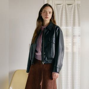 [올리브데올리브]스웨이드 리본 A라인 스커트 OE5AS855