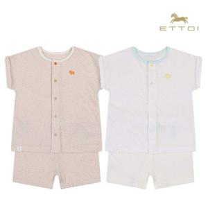 [에뜨와]2종1택/리토반소내의07S317617/신생아,유아,축하선물,나시,여름내의,말띠,매쉬