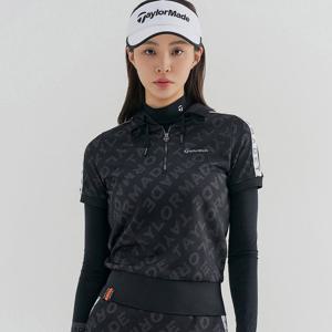 (테일러메이드) 여성 봄 로고 자가드 후드 반팔 티셔츠 TWTRN5141-199