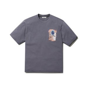 올젠 분또 그래픽 라운드 티셔츠 ZBG2TR1211