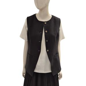 [에이비에프지]노카라 라운드 조끼 베스트 ADA5HV01G