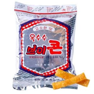 문구점과자 옥수수브이콘 X (1박스) 50g 40ea