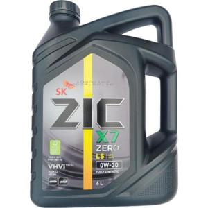 [문구] SK엔무브 엔진오일 디젤 ZIC X7 ZERO LS 0W-30 6L