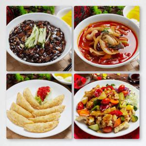 아트박스/꾸밈 if866-멀티액자_중국집대표메뉴