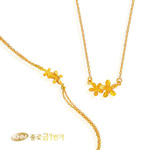 순금 목걸이/팔찌 2종 택  물망초 3.75g