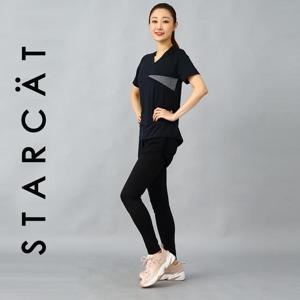 요가복상의 여성운동복   삼각배색브이티 SC TS035 P9