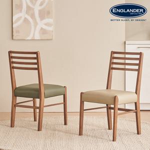 메사 비올라 고무나무 원목 식탁의자 2EA