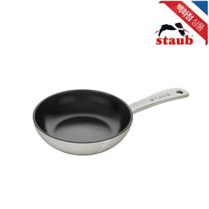 [스타우브][고깔 손잡이 증정] 스킬렛 무쇠주물 프라이팬 16cm 화이트트러플 (ST2216107)