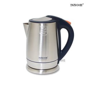 키친아트 퀸즈 네이비 304스텐 무선 전기포트 1.8L