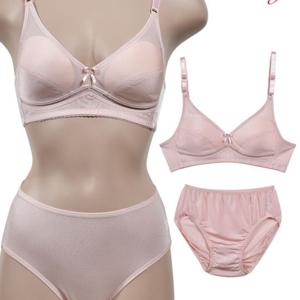 언더웨어세트 진짜편한 노와이어 B컵 브라팬티세트