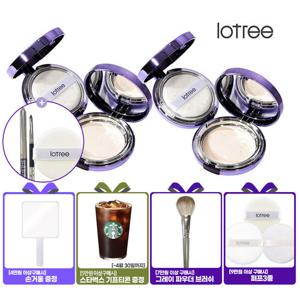 [로트리] 로사 센티폴리아 트리플 케익 2개세트 (증정)후로킹 퍼프+립브러쉬