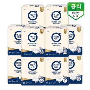 깨끗한나라 메디프렌즈 디럭스 위생깔개매트 10개입 x 10팩
