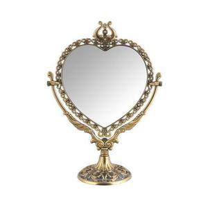 탁상거울 거울(신주) 하트 미용거울 큐빅