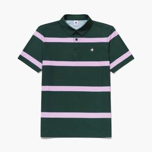 [르꼬끄골프] 남성 스트라이프 PQ 티셔츠 (GQ221MTS42)