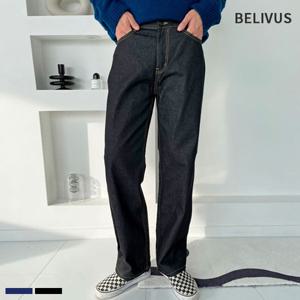 [빌리버스]빌리버스 남성 청바지 일자 데님 팬츠 BPAP041 롤업