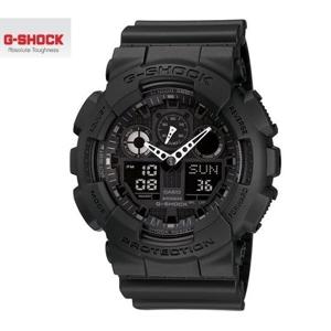 [지샥]GA-100-1A1DR G-SHOCK 빅페이스 남녀공용 올검 전자시계 방수시계 군인시계