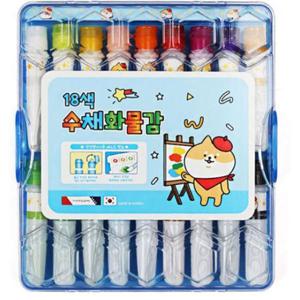 아트박스/오피스큐 7000 수채화물감 18색 블루 모닝글로리