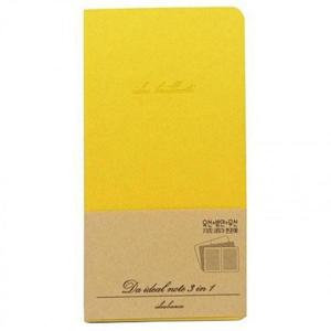양장노트 아이디얼 40절 옐로우 3in1 근영사 아이디얼노트 대학노트 학생노트 사무용노트