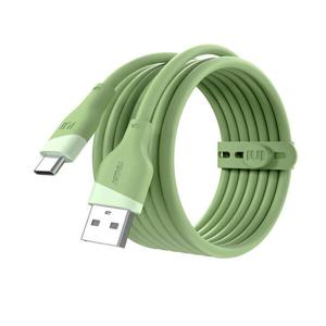 아트박스/아트뮤 실키 USB C타입 고속충전 케이블 50cm 그린