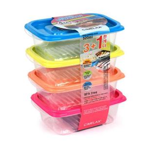 씨밀렉스 냉동실 전용용기 킵프리저 520ml 4세트