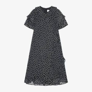 베스띠벨리 세이브존04 프릴 플라워 랩 원피스 BKOAE25570