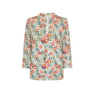 크로커다일레이디 번수차 플라워 프린트 7부 티셔츠 CLEMTS207