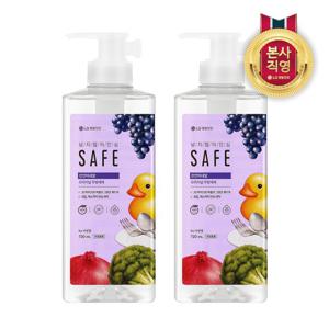 [자연퐁]세이프 주방세제 천연미네랄 오리지널 용기형 720ml x 2