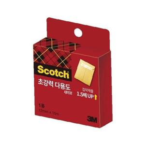 3M 스카치 강력 투명테이프 리필 SH1215R/12MMx15M 갑(12개입)
