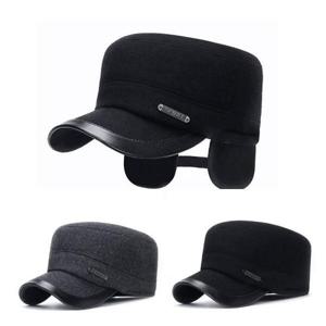 남성 겨울 패션 스포츠 라벨 귀달이 군모 모자 방한모