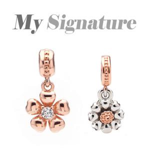 [도로시] 14k 마이시그니처 스윙 플라워 참(2type)_A타입