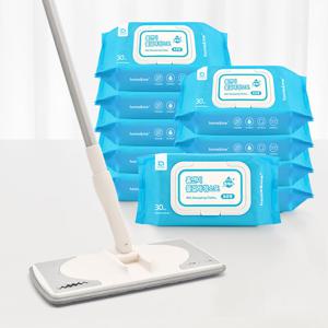 홈앤미 밀대걸레 표준형+물걸레 청소포 표준형 캡 300매