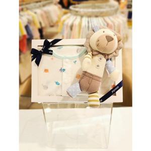 [압소바 의류] 보글 반소 아기내의 딸랑인형세트 (26년여름신상) (A1B10387C)