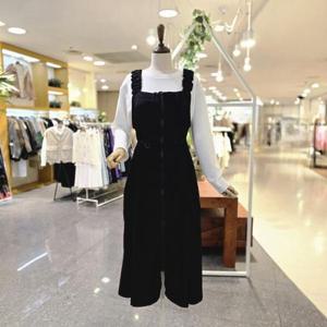 [멜로디가든]M25F8O103_어깨끈셔링 민소매원피스