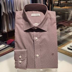 듀퐁셔츠 SE4FM11LS201SWN 비지니스 라인 순면 뉴화이트 일반 핏 셔츠