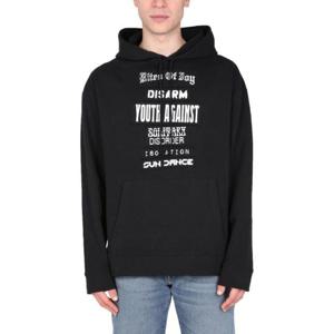 라프 시몬스 후드 티셔츠 211 M163B 190030099 Black