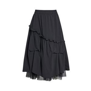 [제이제이 지고트]샤 레이어드 셔링 캉캉 스커트 GS4N0SK401